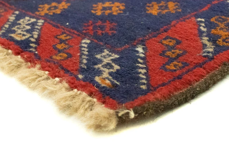 Belutsch Teppich 83x145cm - Orientteppich - blau