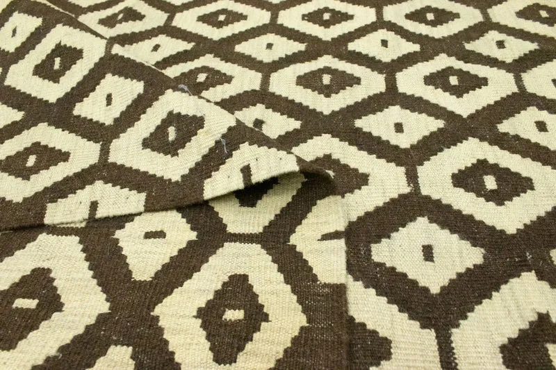Kelim Afghan Teppich 177x235cm - beige