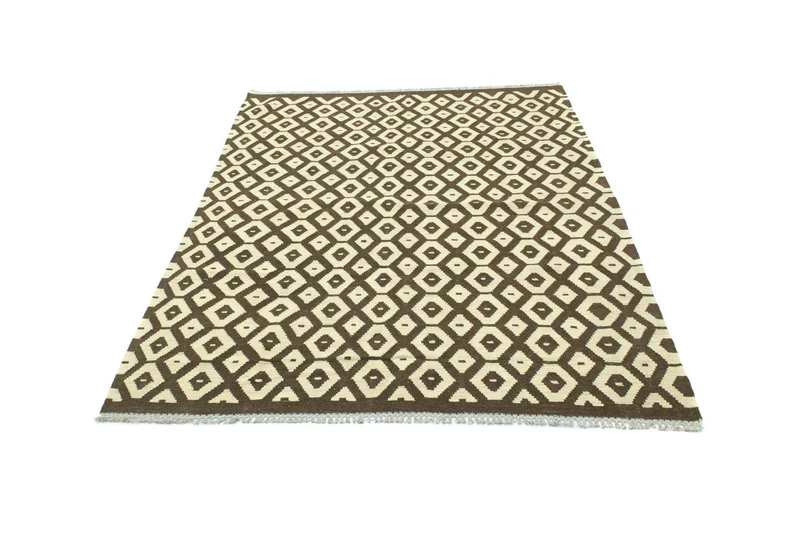 Kelim Afghan Teppich 177x235cm - beige