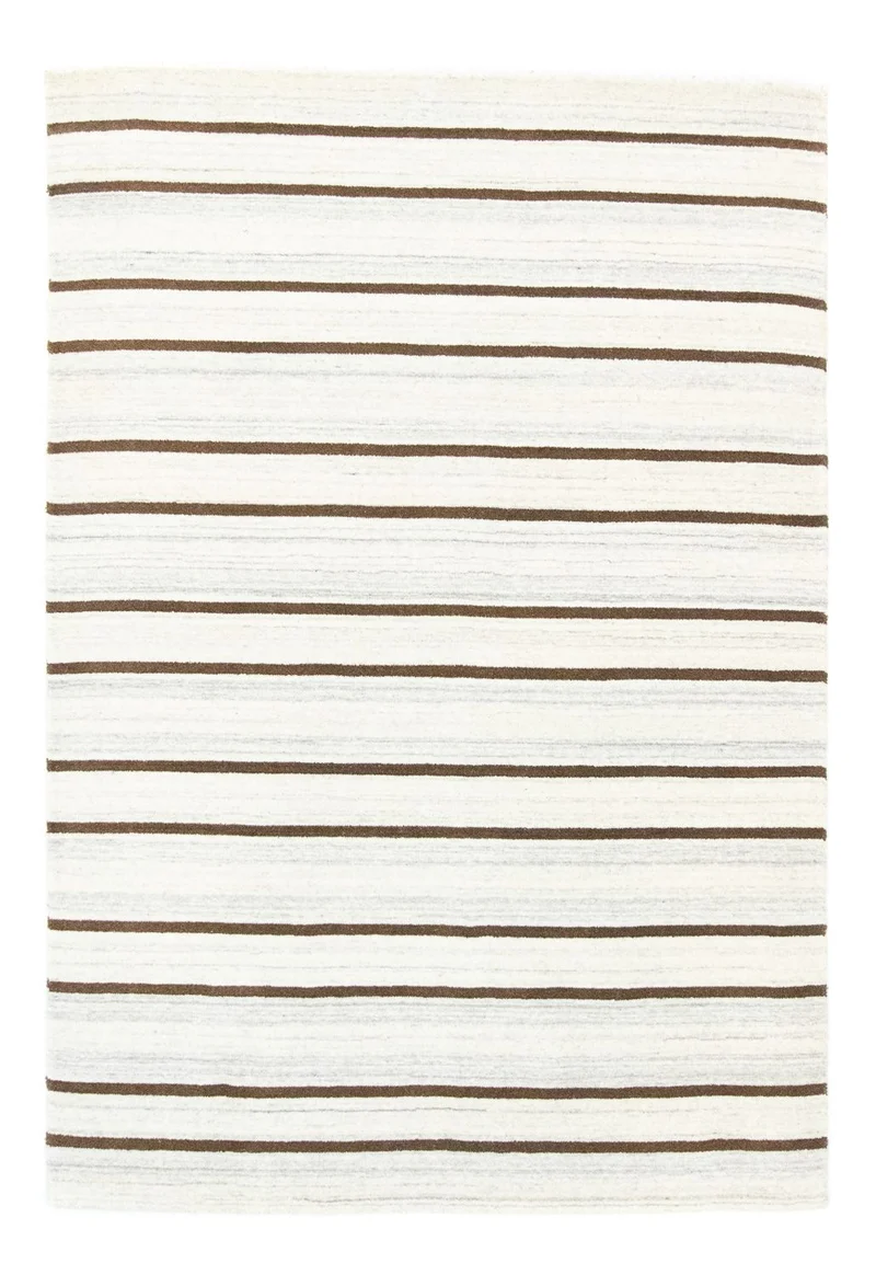Wollteppich 121x178cm - beige