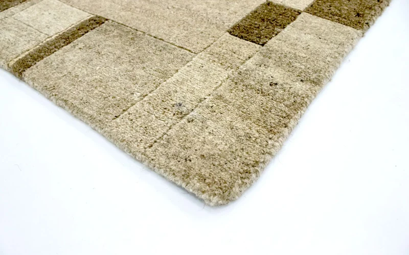 Nepal Teppich 121x181cm - Wollteppich - mehrfarbig