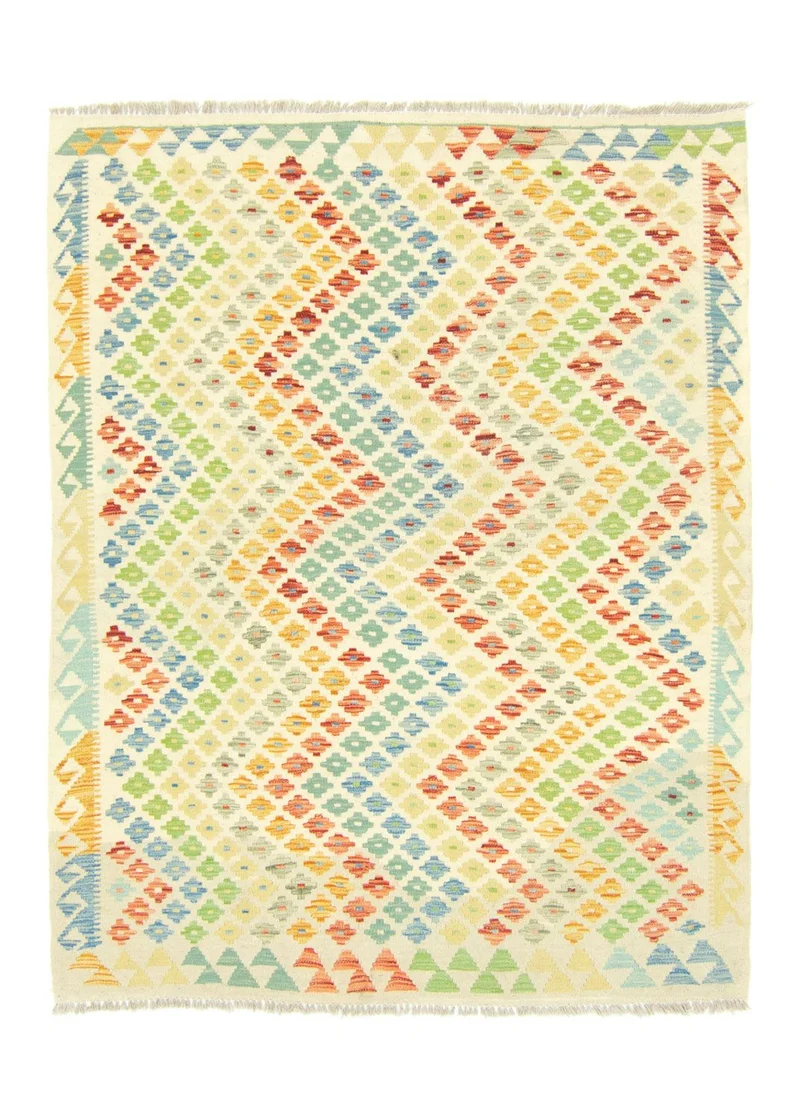 Kelim Afghan Teppich 151x189cm - bunt