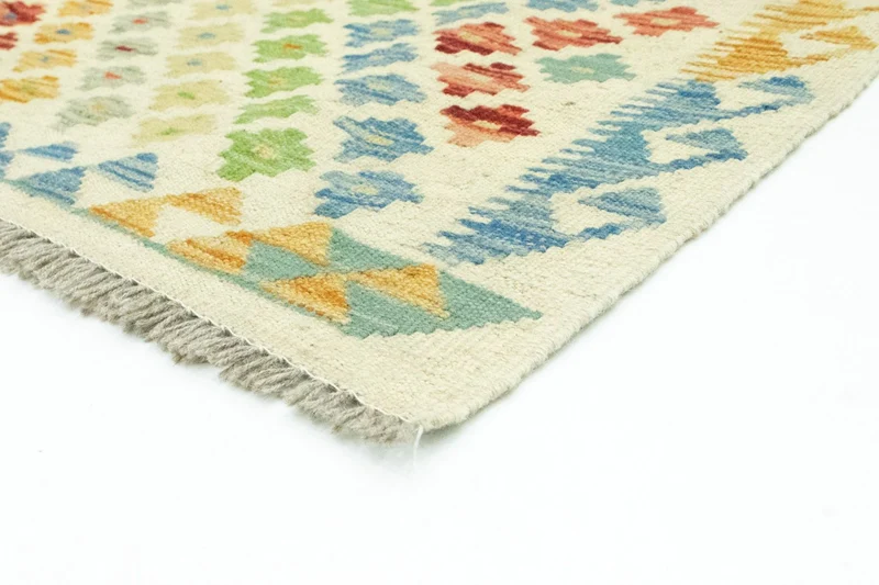 Kelim Afghan Teppich 151x189cm - bunt