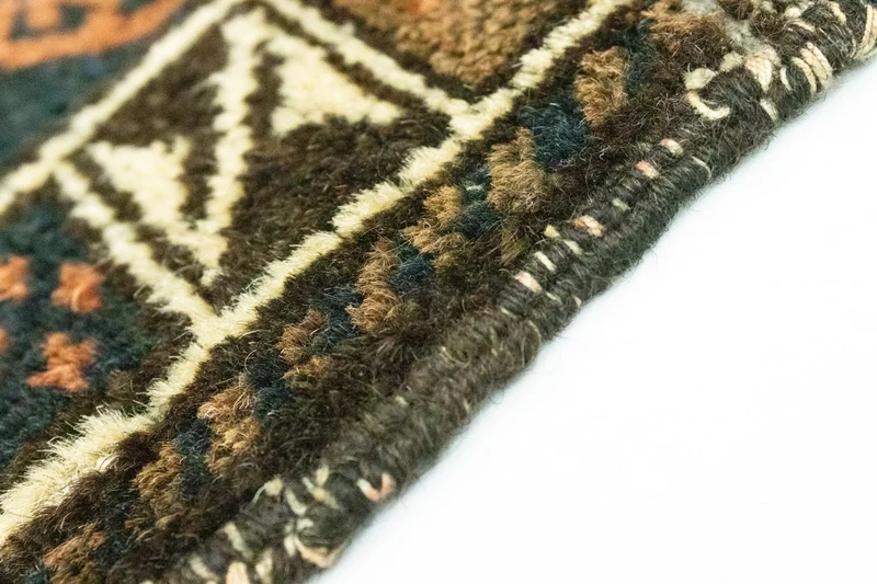 Afghan Teppich 64x66cm - Orientteppich - blau