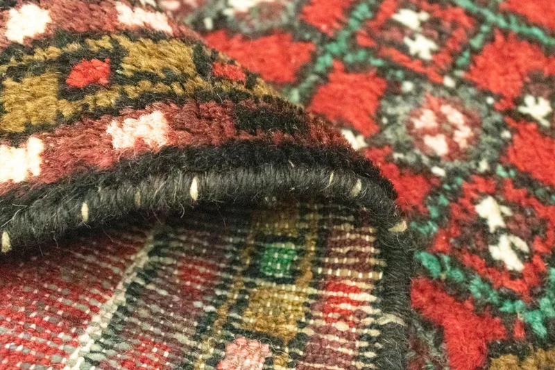 Hamadan Teppich 50x65cm - Perserteppich - rot