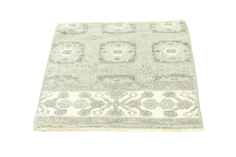 Designer Teppich 60x60cm - hellgrün