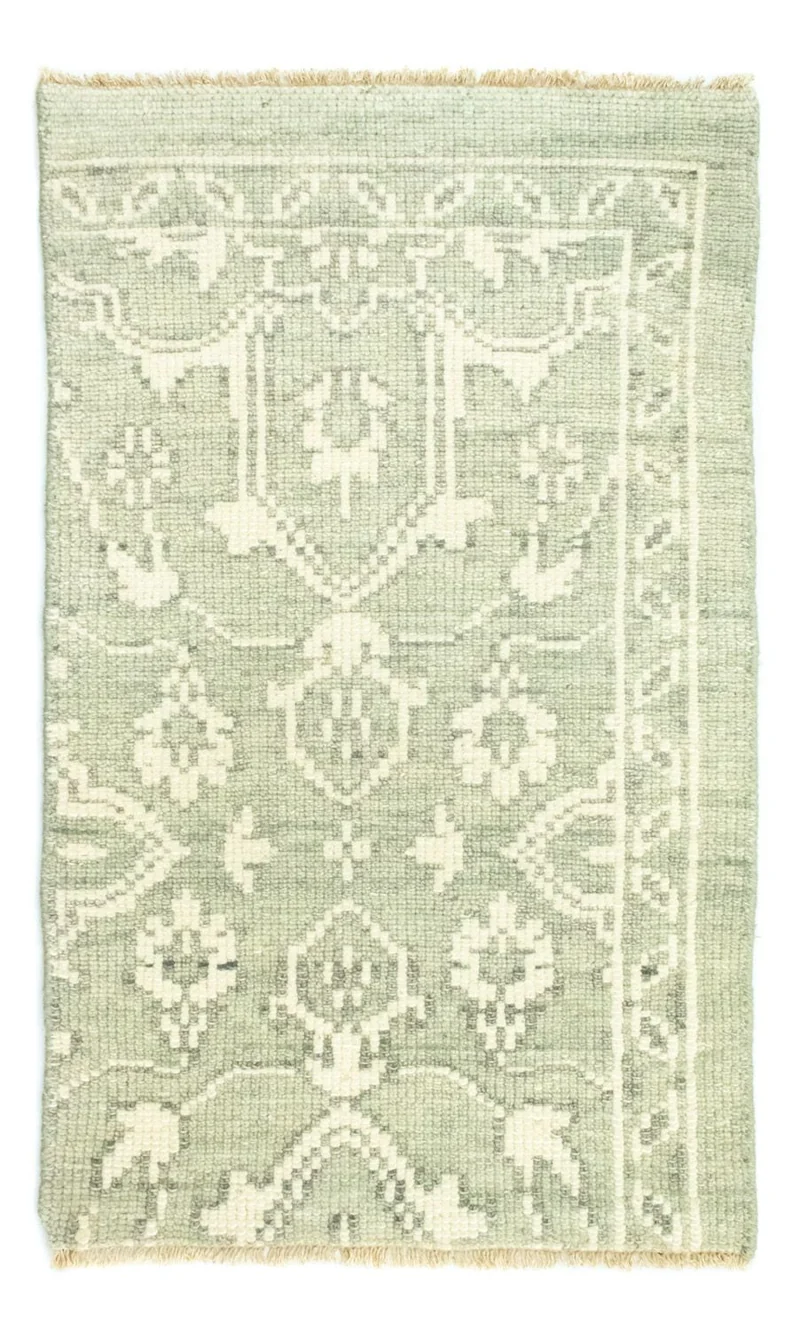 Wollteppich 55x90cm - grün