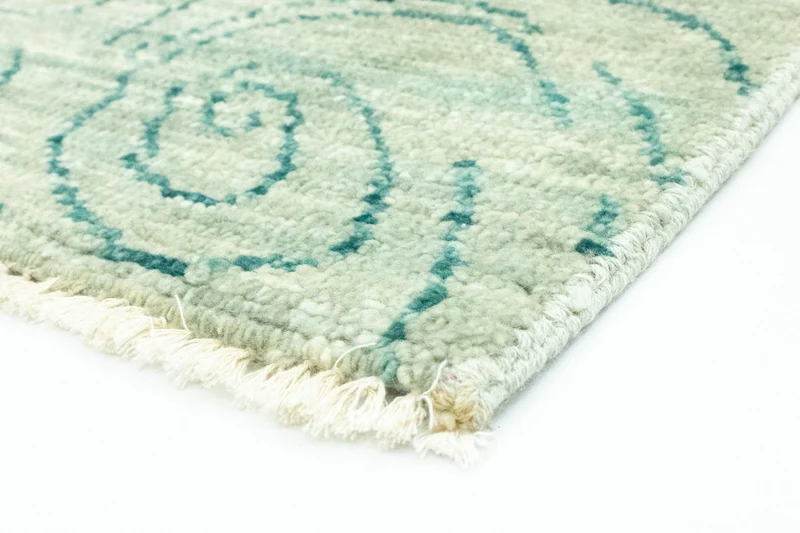 Designer Teppich 62x90cm - grün
