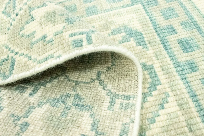 Designer Teppich 62x95cm - hellblau