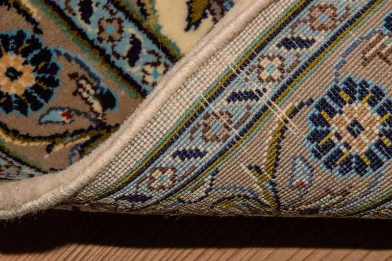 Keshan Teppich 79x125cm - Perserteppich - beige