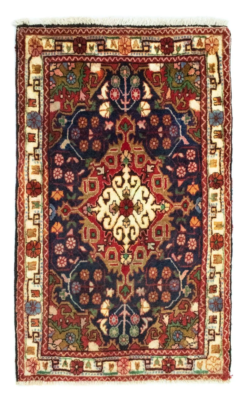 Malayer Teppich 60x100cm - Perserteppich - blau
