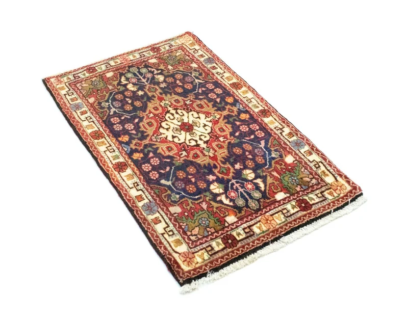 Malayer Teppich 60x100cm - Perserteppich - blau