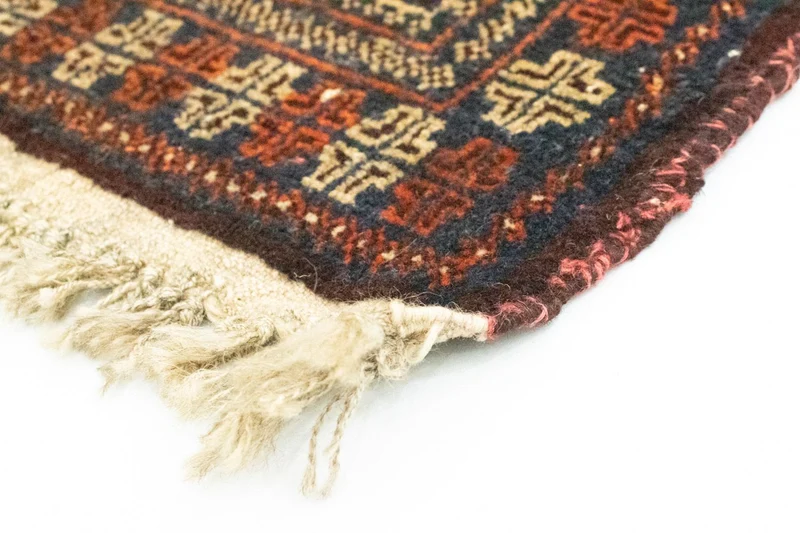 Afghan Teppich 57x70cm - Orientteppich - blau