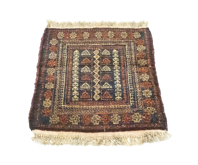Afghan Teppich 57x70cm - Orientteppich - blau