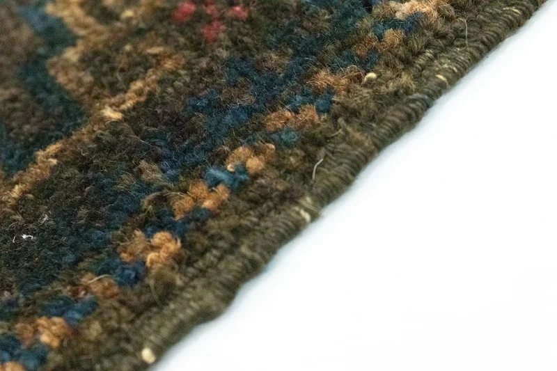 Afghan Teppich 25x47cm - Orientteppich - blau