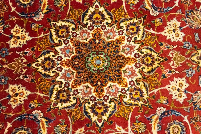 Najafabad Teppich 214x320cm - Perserteppich - rot