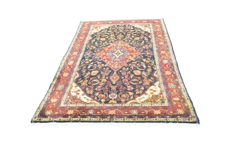 Malayer Teppich 129x227cm - Perserteppich - blau