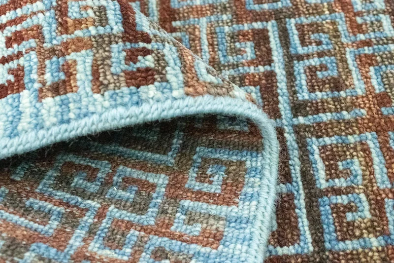 Designer Teppich 60x96cm - blau