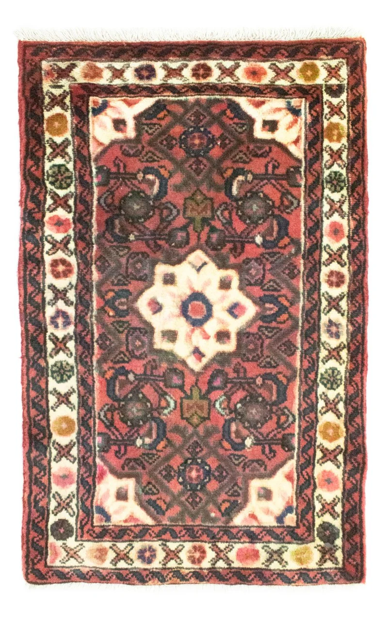 Hosseinabad Teppich 65x95cm - Perserteppich - rosa