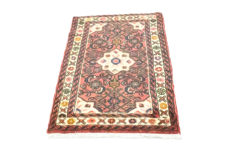 Hosseinabad Teppich 65x95cm - Perserteppich - rosa