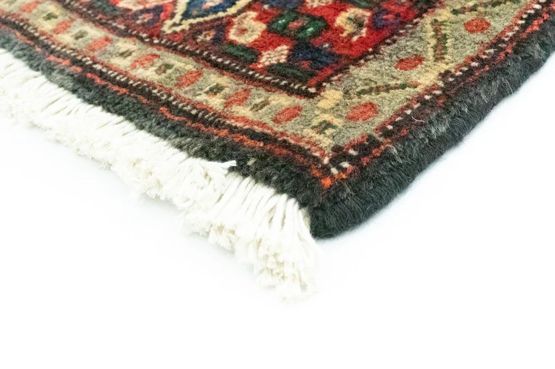 Senneh Teppich 126x155cm - Perserteppich - blau