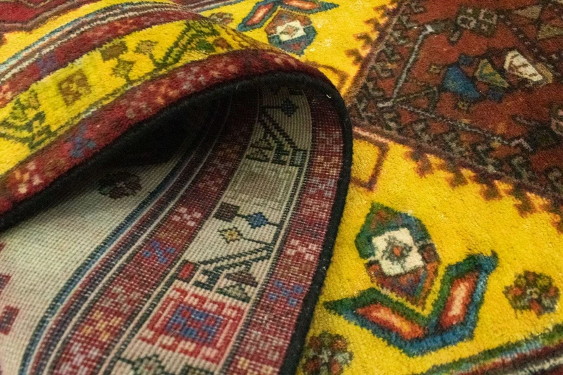 Ardebil Teppich 73x300cm - Perserteppich - gelb