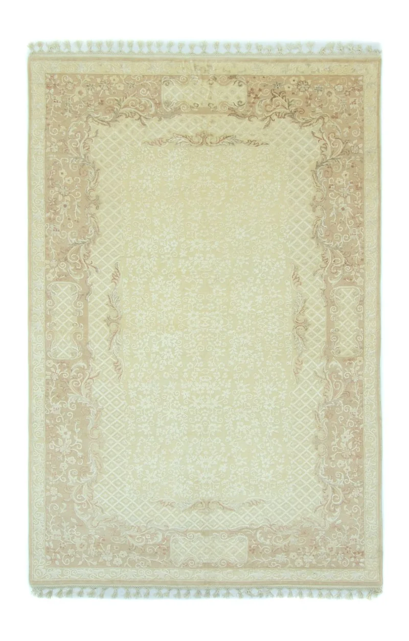 Designer Teppich 196x303cm - beige