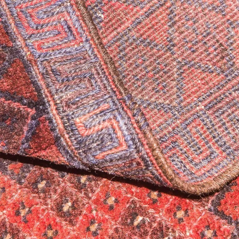 Kelim Afghan Teppich 118x139cm - braun