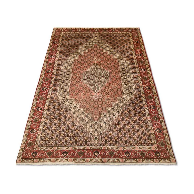Senneh Teppich 200x348cm - Perserteppich - dunkelblau