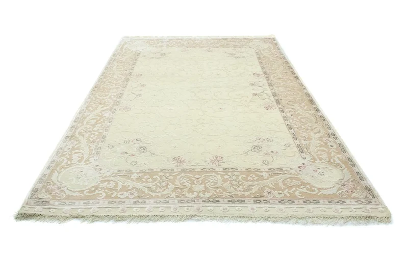 Designer Teppich 200x304cm - beige