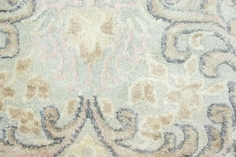 Designer Teppich 202 x 306 cm Wohnzimmer Teppich - beige