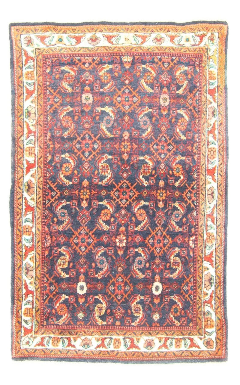 Malayer Teppich 103x168cm - Perserteppich - blau
