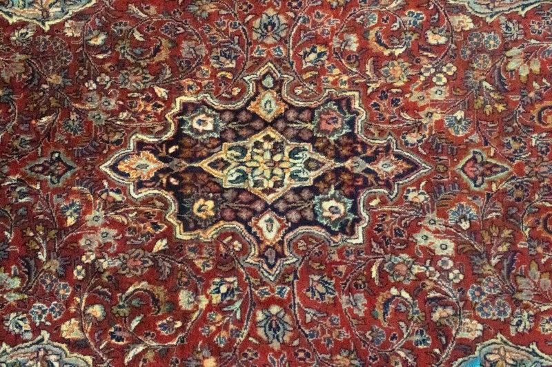 Sarough Teppich 135x240cm - Perserteppich - rot