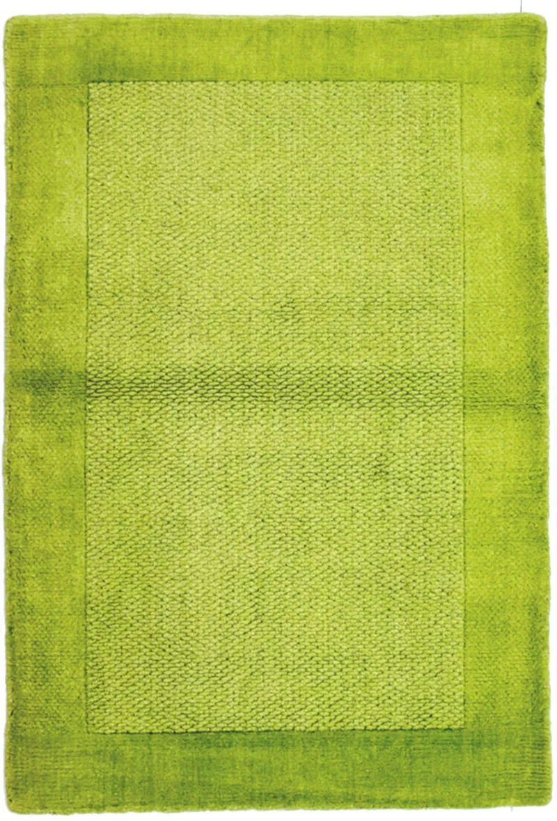 Wollteppich 103x150cm - hellgrün