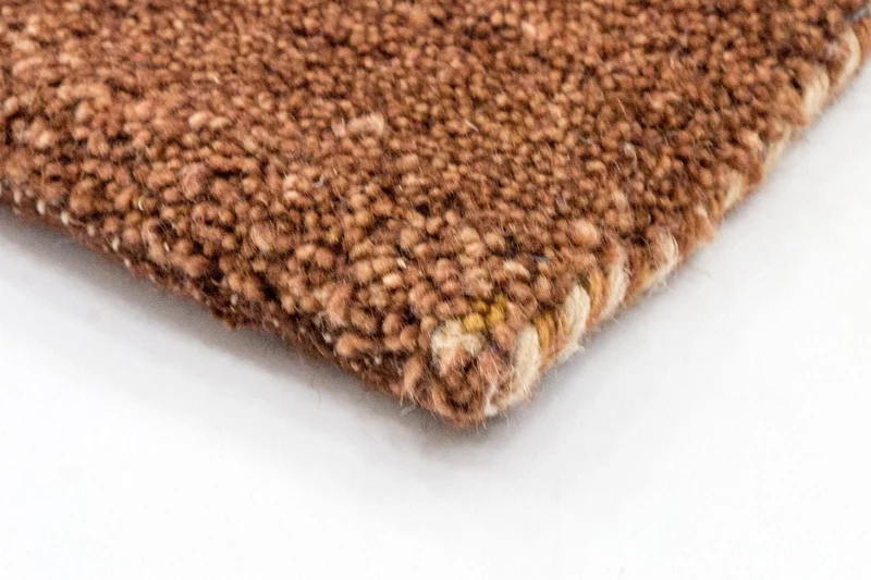 Gabbeh Teppich Indus 72x135cm - Wollteppich - beige
