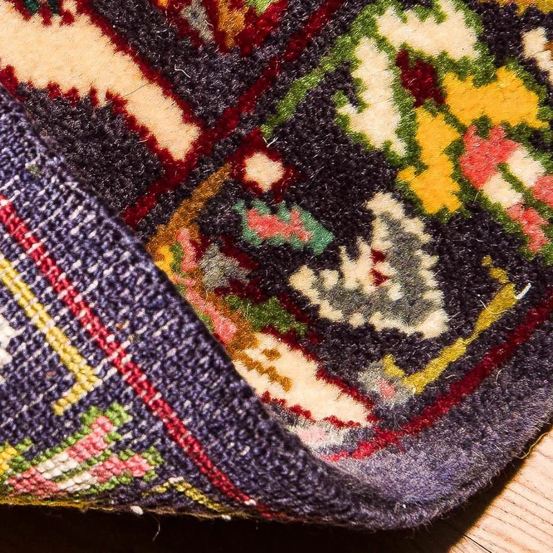 Kaschmar Teppich 70x90cm - Perserteppich - dunkelblau