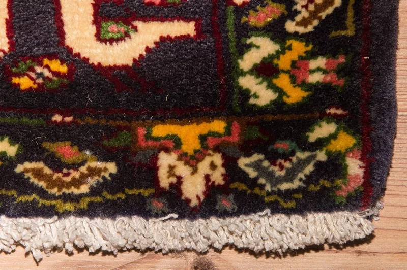 Kaschmar Teppich 70x90cm - Perserteppich - dunkelblau