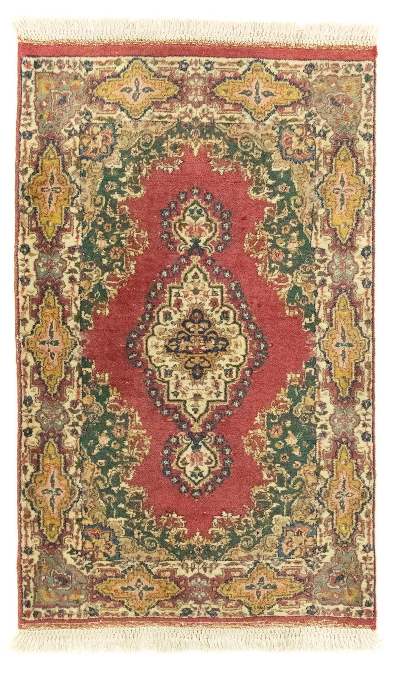 Kerman Teppich 83x131cm - Perserteppich - rot