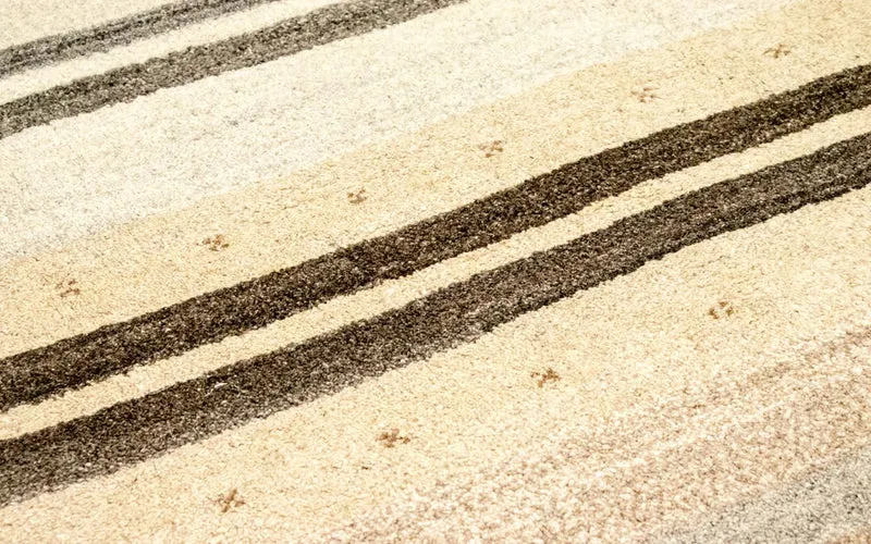 Gabbeh Teppich Indus 201x289cm - Wollteppich - mehrfarbig