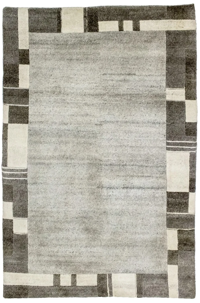 Nepal Teppich 120x177cm - Wollteppich - mehrfarbig