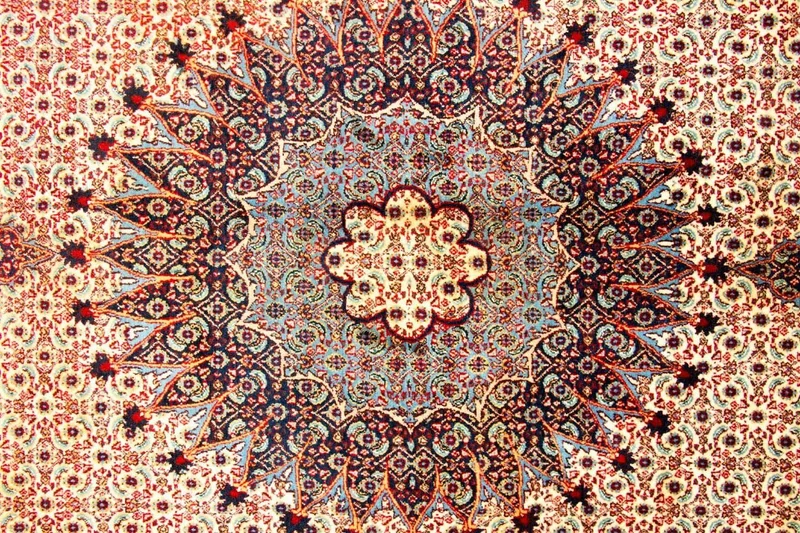 Moud Teppich 314x412cm - Perserteppich - mehrfarbig