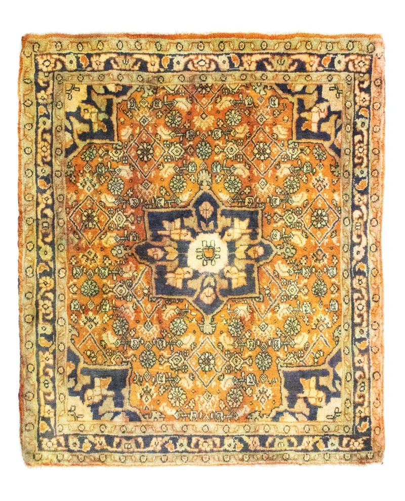 Bidjar Teppich 75x85cm - Perserteppich - orange