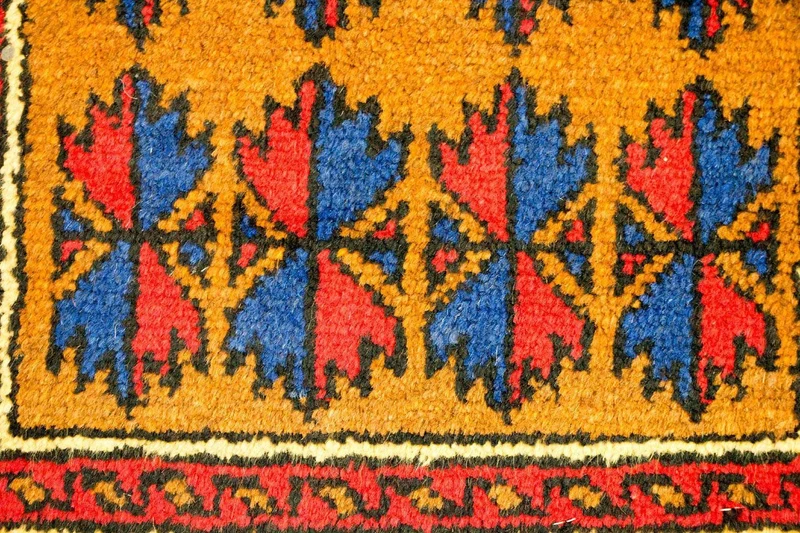 Belutsch Teppich 75x135cm - Orientteppich - orange