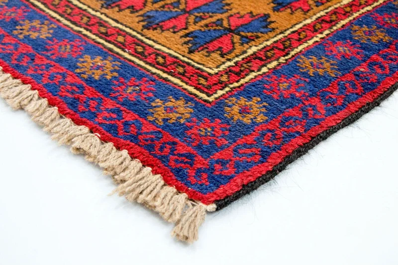 Belutsch Teppich 75x135cm - Orientteppich - orange