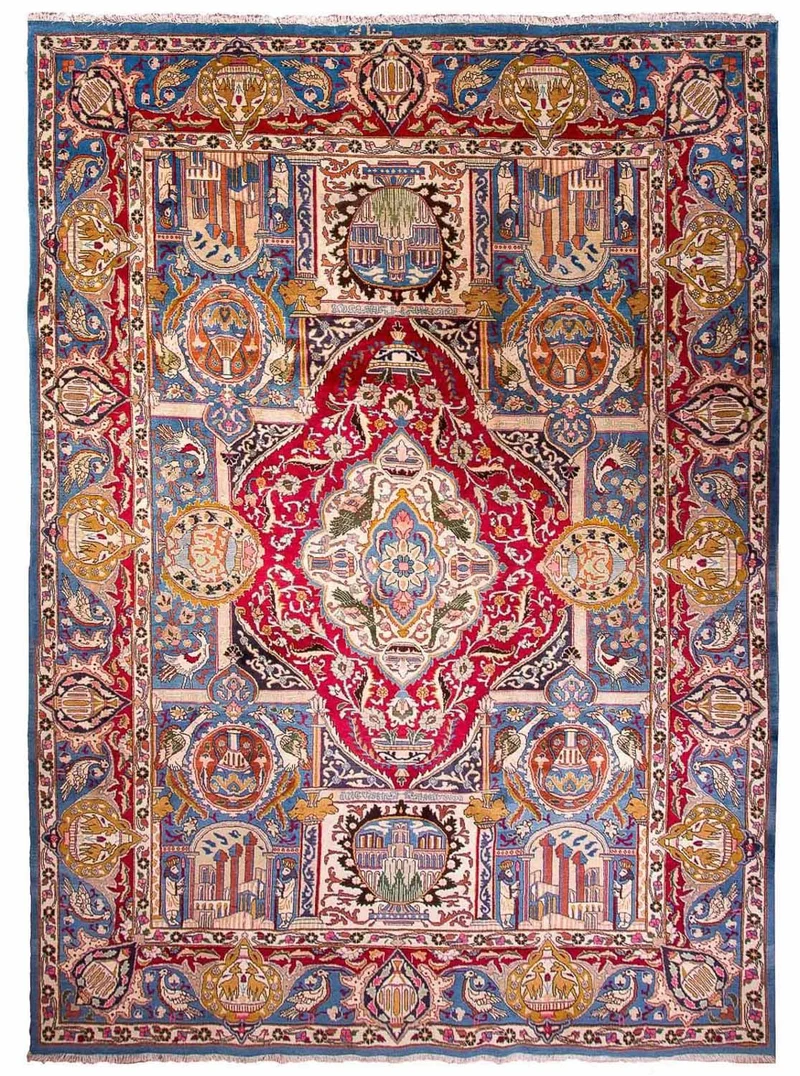 Kaschmar Teppich 255x349cm - Perserteppich - mehrfarbig