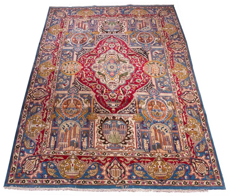 Kaschmar Teppich 255x349cm - Perserteppich - mehrfarbig