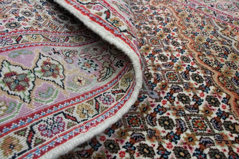 Täbriz - 50 Raj Teppich 83x125cm - Perserteppich - braun