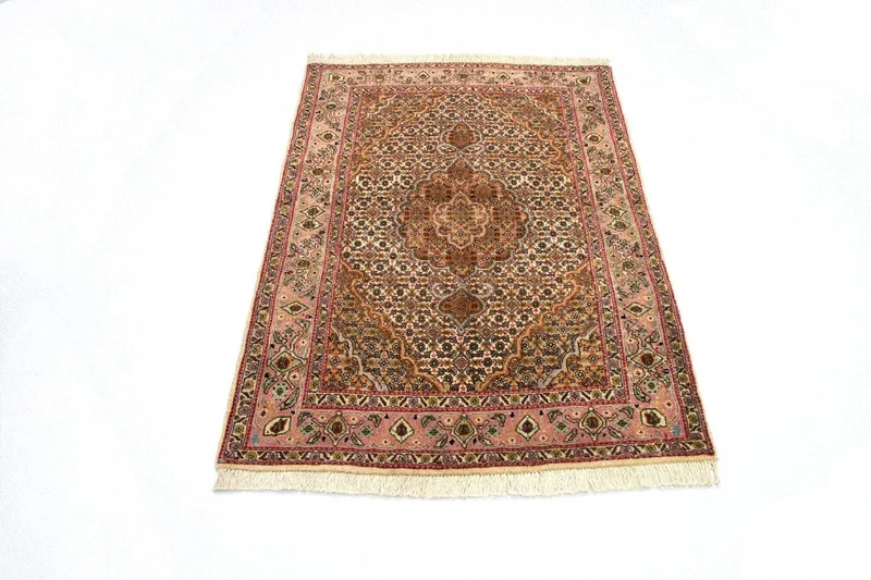 Täbriz - 50 Raj Teppich 83x125cm - Perserteppich - braun