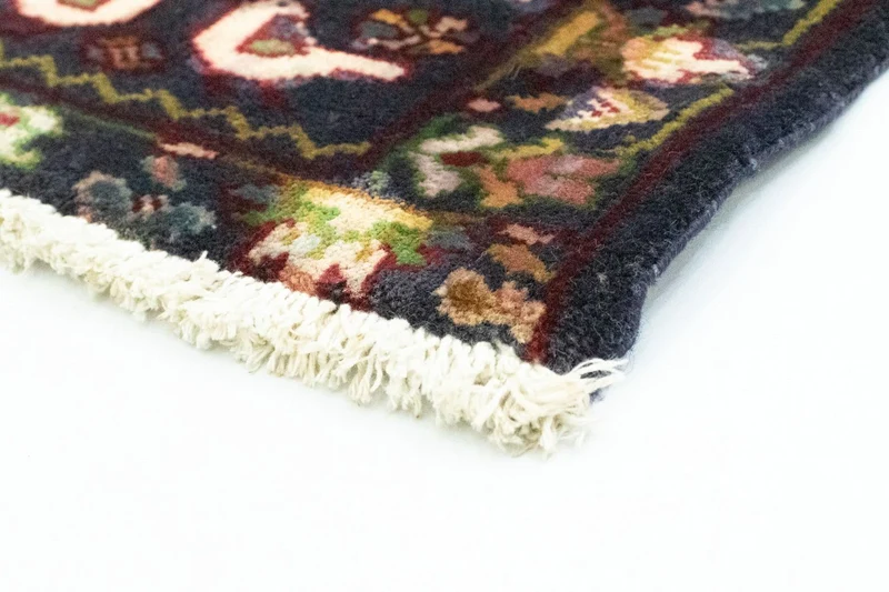 Turkaman Teppich 70x86cm - Orientteppich - dunkelblau