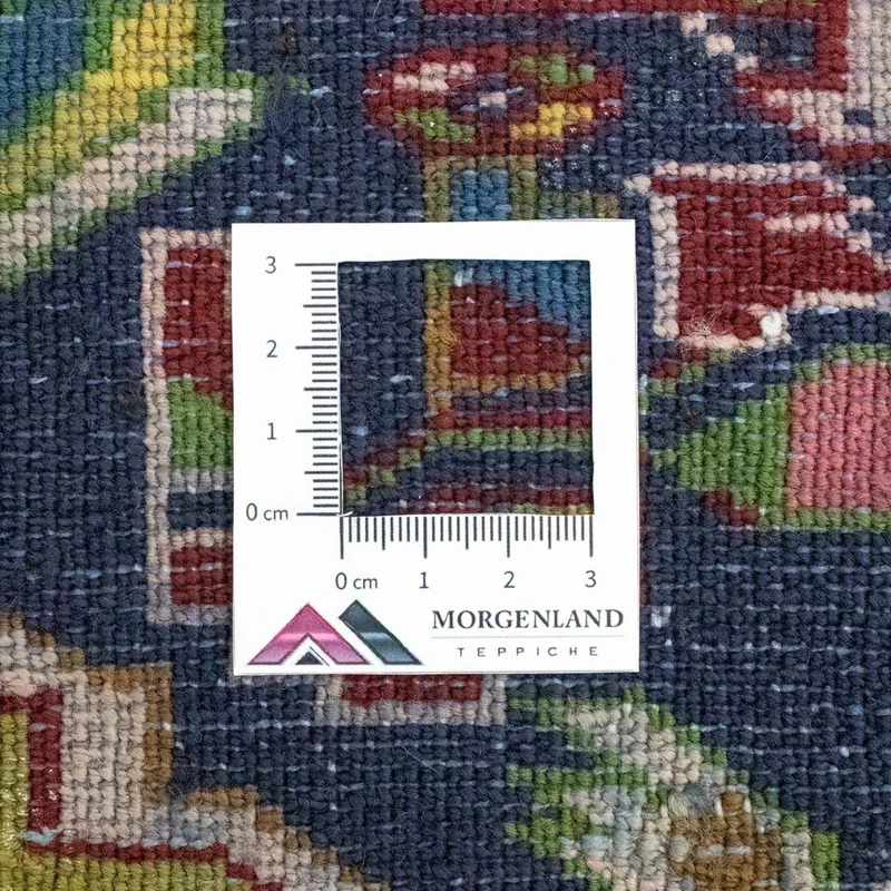 Turkaman Teppich 70x86cm - Orientteppich - dunkelblau